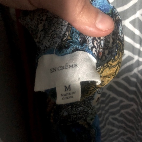 EN Creme Long Halter Style Maxi Dress Size Medium - Picture 4 of 5